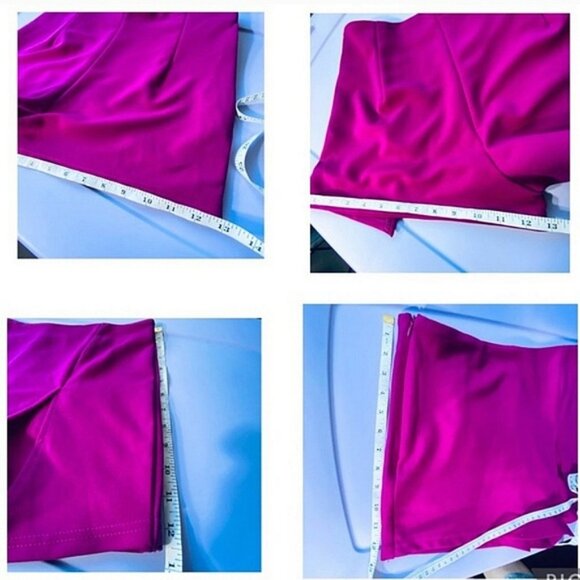 Fuschia Split Skorts- Skirt Shorts- L (smaller fit) - Picture 12 of 16